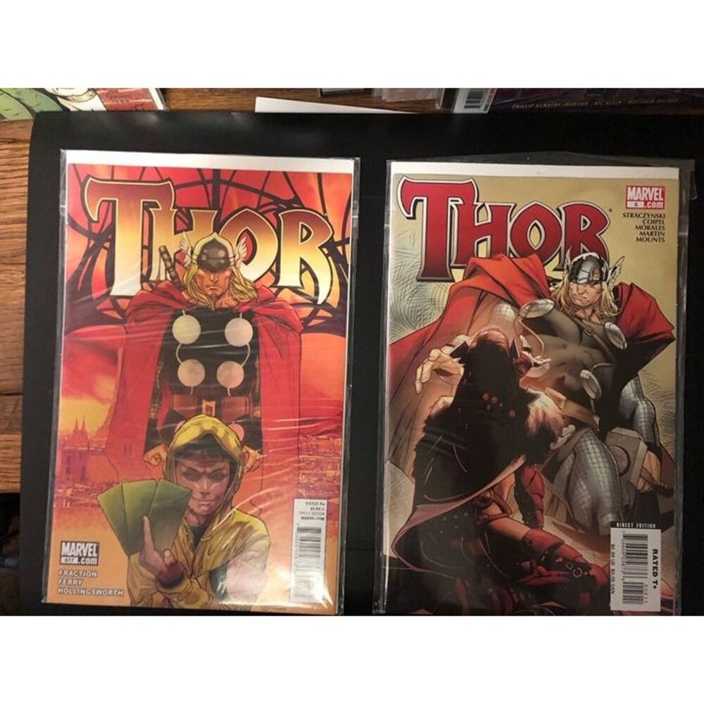 Thor #5-2007 2008 1st App of Lady Loki-+THOR 617-1ST KID LOKI! LOW PRINT VF
